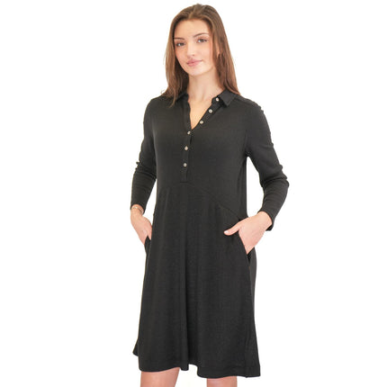 Womens White Stuff Everly Sparkle Jersey Dress Black