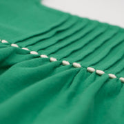 Mini Boden Girls Green Frill Dress - Quality Brands Outlet