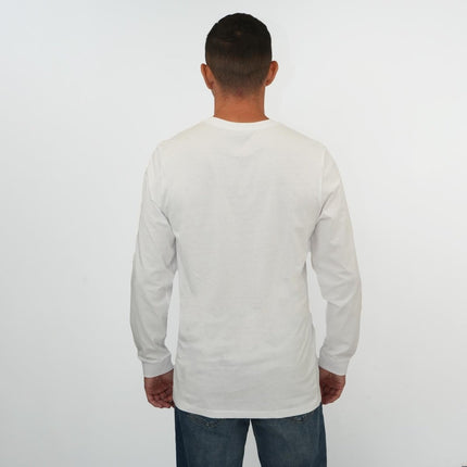 Long Sleeve T-shirt Essential White Tops-Quality Brands Outlet-