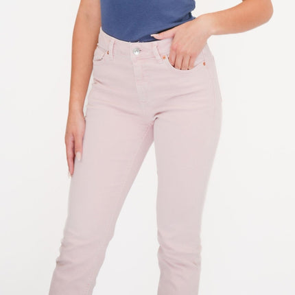 M&S Crop Slim Leg Jeans Pink - Quality Brands Outlet