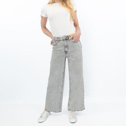 M&S Women's Wide Leg Jeans Grey
