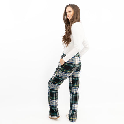 Old Navy Womens Green White Plaid Tartan PJ Stytle Bottoms - Quality Brands Outlet