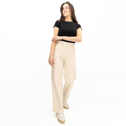M&S Wide Leg Jeans Cream