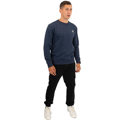 The North Face Mens Crew Navy Blue Sweatshirt-Quality Brands Outlet-