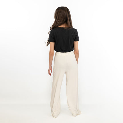 Coast Cream Stretch Drawstring Joggers Elasticated Waist Long Wide Leg Trousers-Quality Brands Outlet-