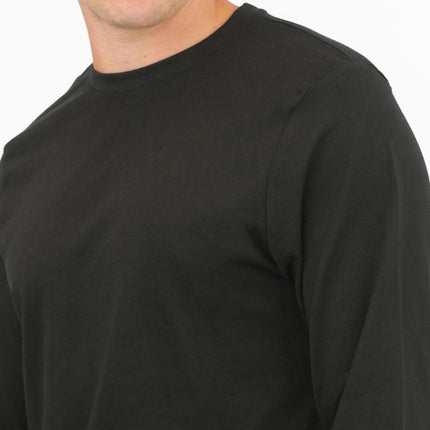 Long Sleeve T-shirt Essentials Black Tops-Quality Brands Outlet-