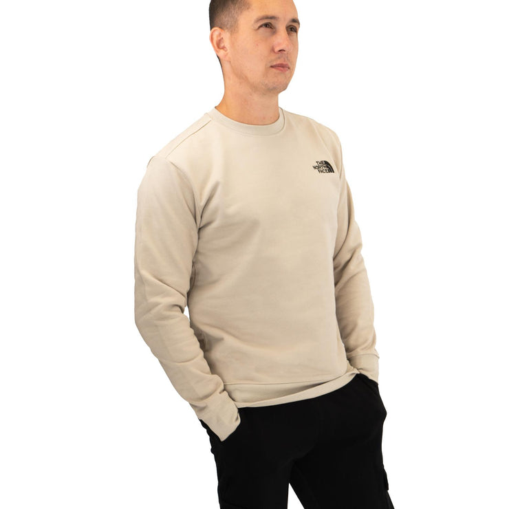 The North Face Mens Simple Dome Crew Beige Sweatshirt