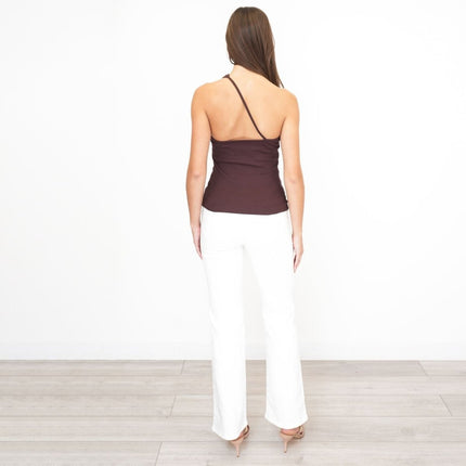 Nala Asymmetric Strappy Sleeveless Top-Quality Brands Outlet-