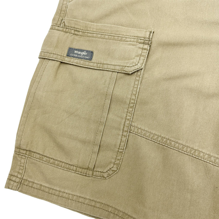 Wrangler Mens Cargo Shorts Beige Stone