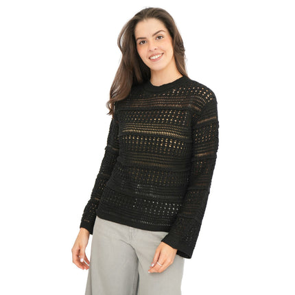 M&S Black Pointelle Jumpers - Quality Brands Outlet
