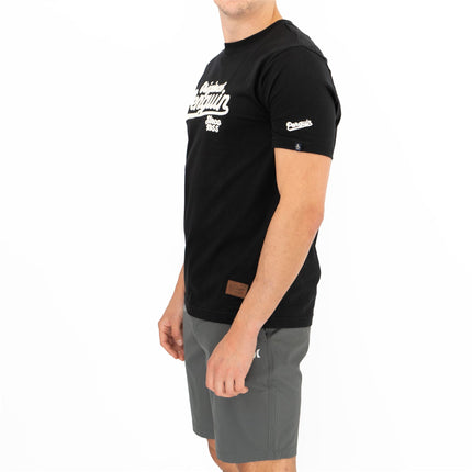 Original Penguin T-shirt Short Sleeve Embroidered Black-Quality Brands Outlet-