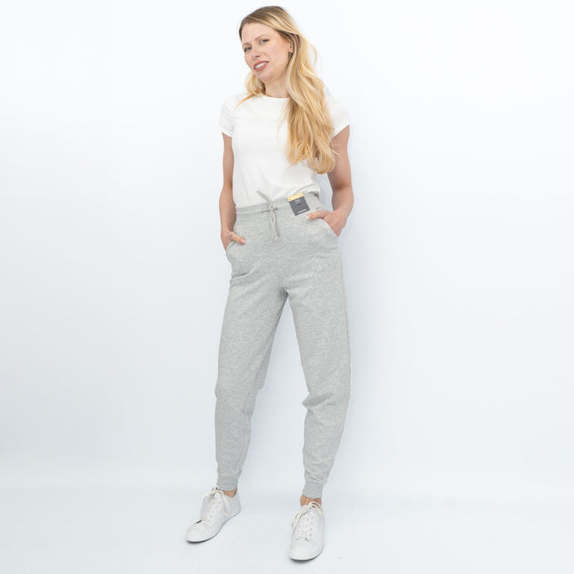 M&S Womens Classic Jogger Cotton Rich Grey-Quality Brands Outlet-