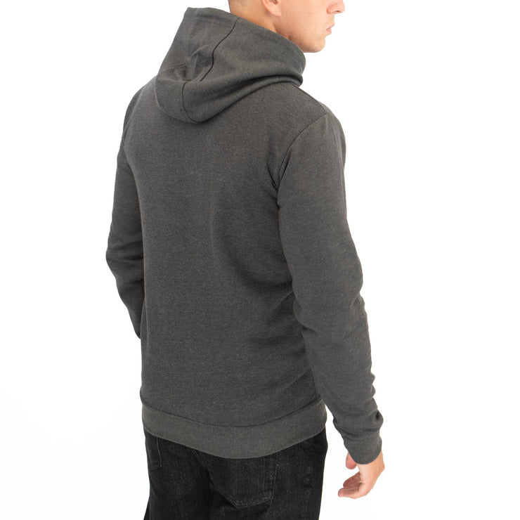 Ben Sherman Mens Logo Hoodie Charcoal Grey