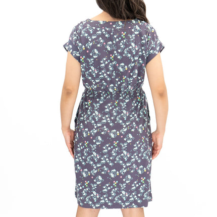White Stuff Grey Penny Cotton Jersey Dress-Quality Brands Outlet-