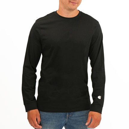Long Sleeve T-shirt Essentials Black Tops-Quality Brands Outlet-