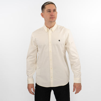 Premium Brand Shirt Long Sleeve Madison Cream