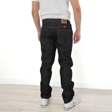 Jeans Regular Fit Straight Leg Black Marl-Quality Brands Outlet-