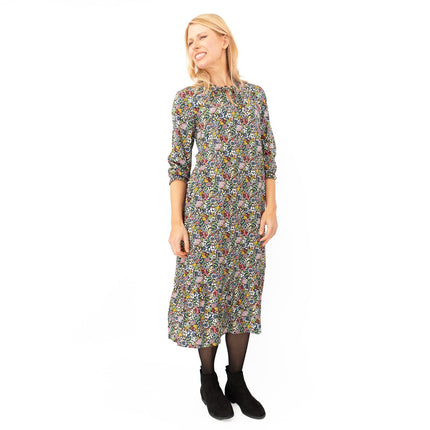 Seasalt Southern Sun Floral Midi Dress-Quality Brands Outlet-