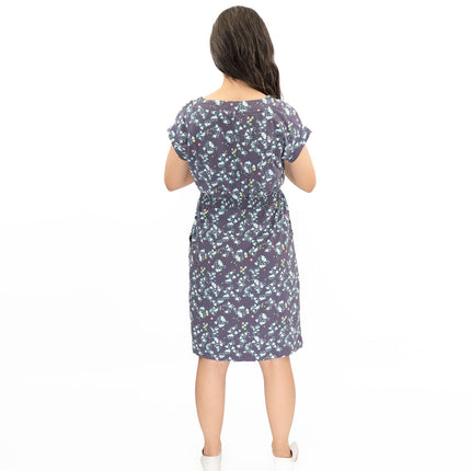 White Stuff Grey Penny Cotton Jersey Dress-Quality Brands Outlet-