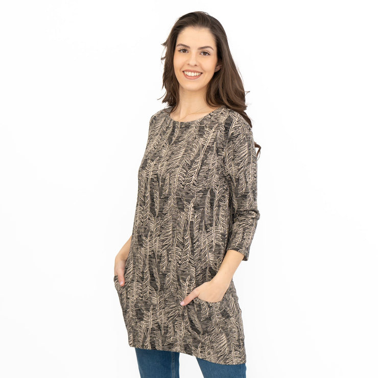 Seasalt Womens Shore Foraging Tunic Sea Grasses Onyx - Quality Brands Outlet