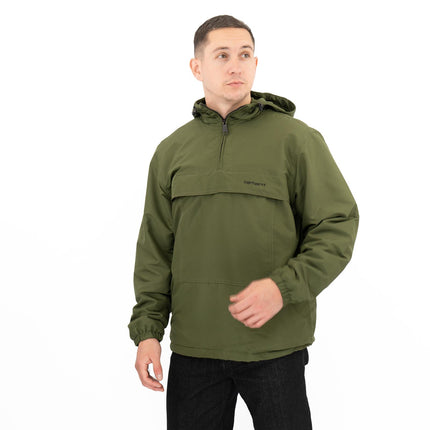 Mens Windbreaker Jackets Spring/Summer Green Lightweight Hooded with Pocket