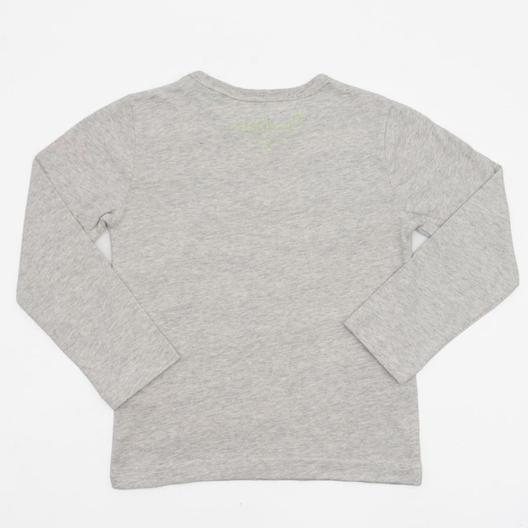 Mini Boden Boys Grey Puffer Fish T-Shirt Long Sleeve Jersey Tops