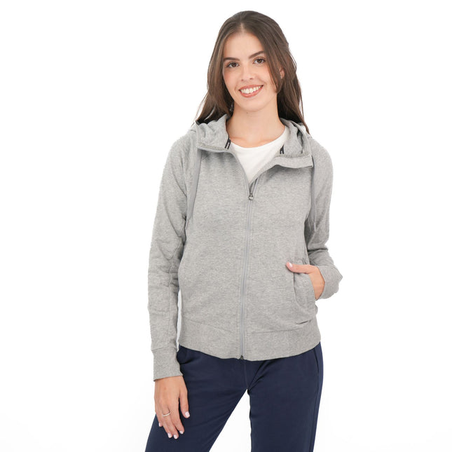 M&S Goodmove Active Hoodie Grey Full Zip-Quality Brands Outlet-