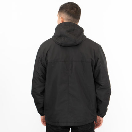 Mens Windbreaker Spring/Summer Jackets Black Lightweight Hooded