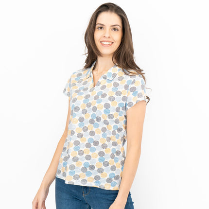 Seasalt Womens Sea Craft Collared Jersey Top Dotty Spot-Quality Brands Outlet-