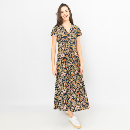 Seasalt Chapelle Midi Dress Fruit Garden Maritime Chalk-Quality Brands Outlet-