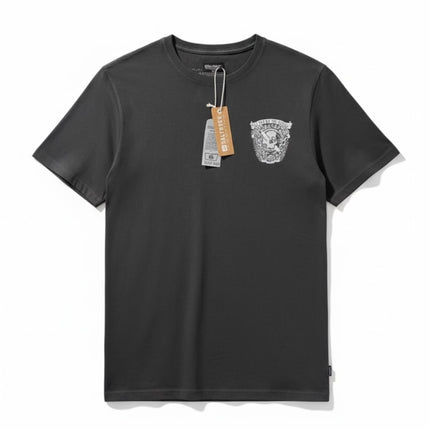 Saltrock Mens Grey Graphic T-Shirt-Quality Brands Outlet-