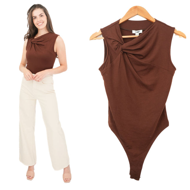 Reiss Fran Knot Top Bodysuit-Quality Brands Outlet-