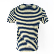 John Lewis Supima Cotton Green Striped T-Shirt Casual Short Sleeve Jersey Tops