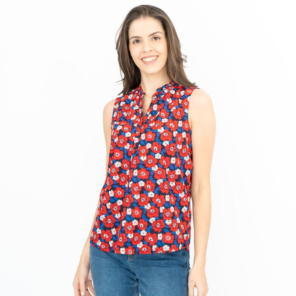 Seasalt Womens Flower Fields Vest Poppy Maritime-Quality Brands Outlet-