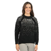 M&S Black Sequin Sparkle Jumper - Quality Brands Outlet
