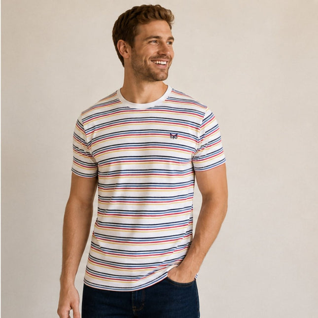 Crew Clothing Men Striped Brights Tops-Quality Brands Outlet-