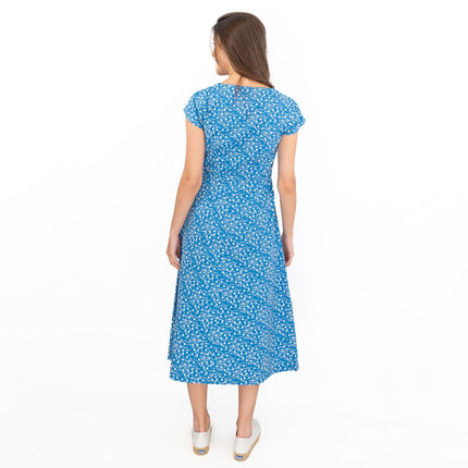 Seasalt Before Now Blue Boat Midi Dress-Quality Brands Outlet-