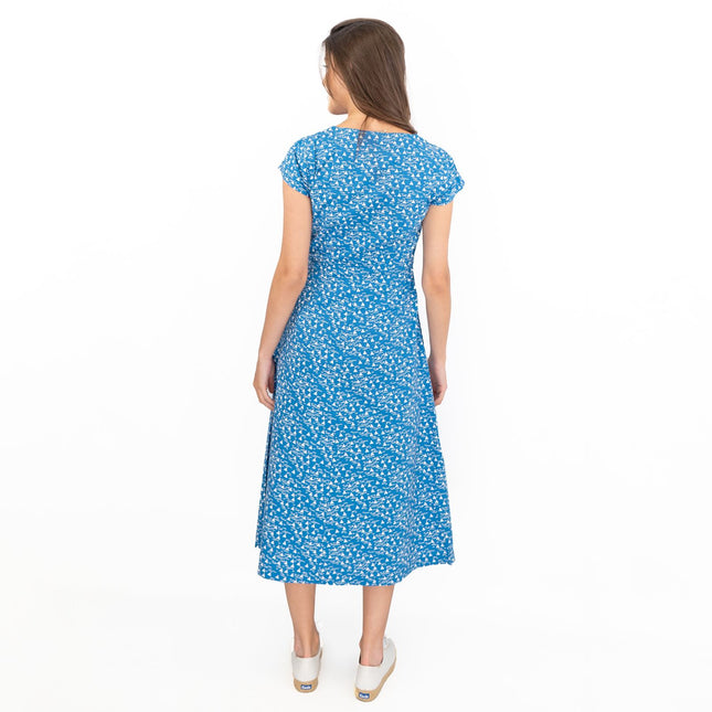 Seasalt Before Now Blue Boat Midi Dress-Quality Brands Outlet-
