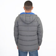 Nautica Mens Performance N83 Hooded Puffer Jacket Grey