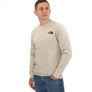 The North Face Mens Simple Dome Crew Beige Sweatshirt