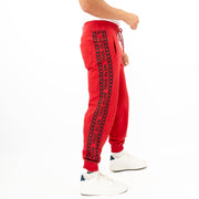 True Religion Mens Red Chain Detail Jogger Sweatpants