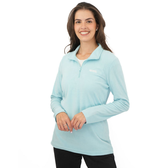 Regatta Sky Blue Sweethart Zip Neck Fleece-Quality Brands Outlet-