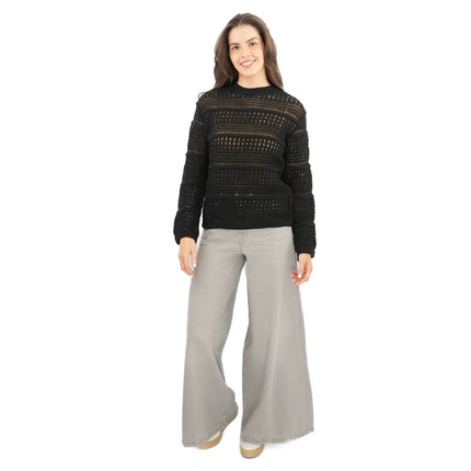 M&S Black Pointelle Jumpers - Quality Brands Outlet