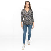 Seasalt Womens Wavecrest Shirt Navy Blue Cotton Jersey - Quality Brands Outlet