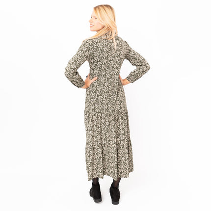 Seasalt Felicity Green Cotton Jersey Midi Dress