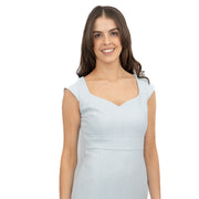 Hobbs Women Powder Blue Emmaline Dress - Quality Brands Outlet