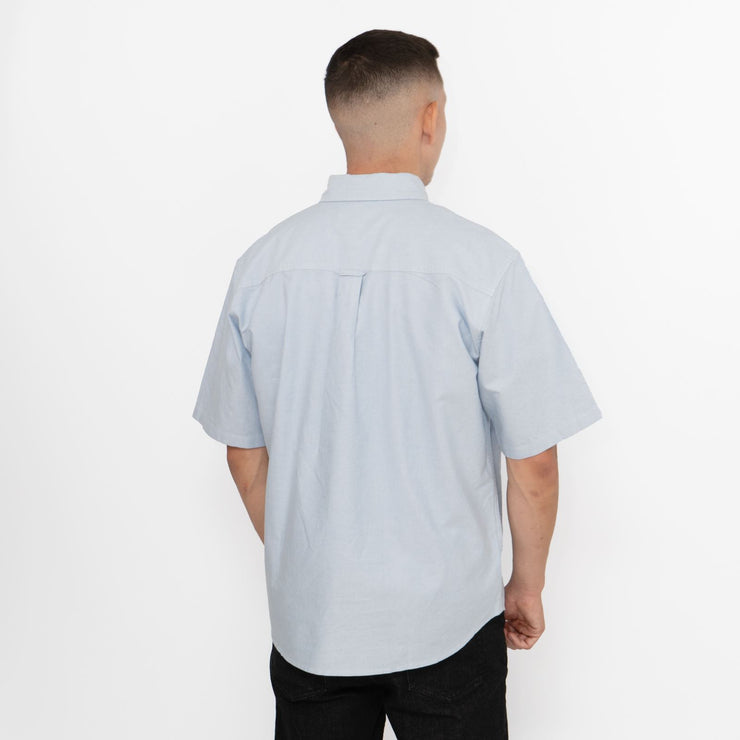 Carhartt WIP Mens Blue Short Sleeve Braxton Shirt