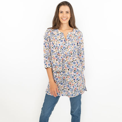 Seasalt Floral Womens Aventurier Cotton Tunic-Quality Brands Outlet-