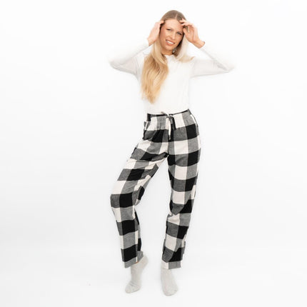 Old Navy Plaid Tartan PJ Black Buffalo Style Pyjama Trousers-Quality Brands Outlet-