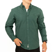 Carhartt WIP Mens Madison Shirt Long Sleeve Royal Green Button-Up Tops